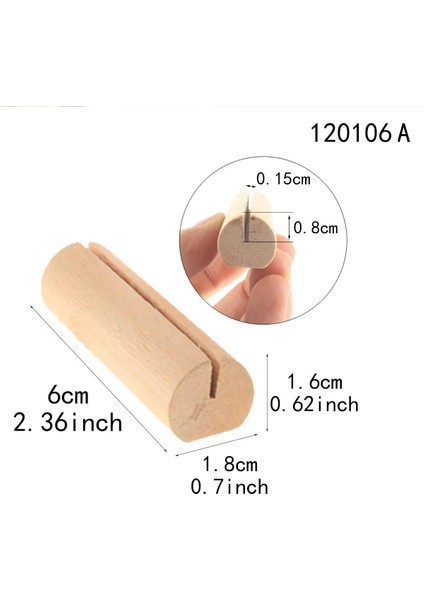 Dikdörtgen 7 cm 10 Adet 20 Adet Ahşap Yer Kartı Tutucu Fotoğraf Kartpostal Tutucu Rustik Düğün Doğum Günü Partisi Masa Numarası Adı Standup Işaretleri Tabanı (Yurt Dışından) fırsatları