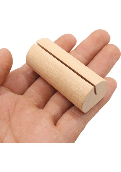 Dikdörtgen 7 cm 10 Adet 20 Adet Ahşap Yer Kartı Tutucu Fotoğraf Kartpostal Tutucu Rustik Düğün Doğum Günü Partisi Masa Numarası Adı Standup Işaretleri Tabanı (Yurt Dışından) indirimleri