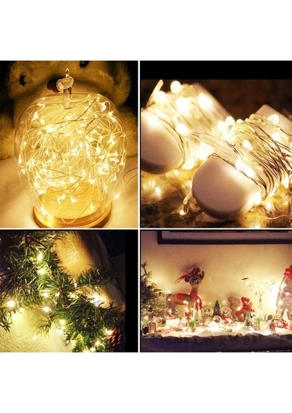 Mavi 3 M Luces LED Bakır Tel Peri Işıklar Akülü LED Dize Işıklar Parti Düğün Kapalı Noel Dekorasyon Çelenk Işıkları (Yurt Dışından) indirimleri