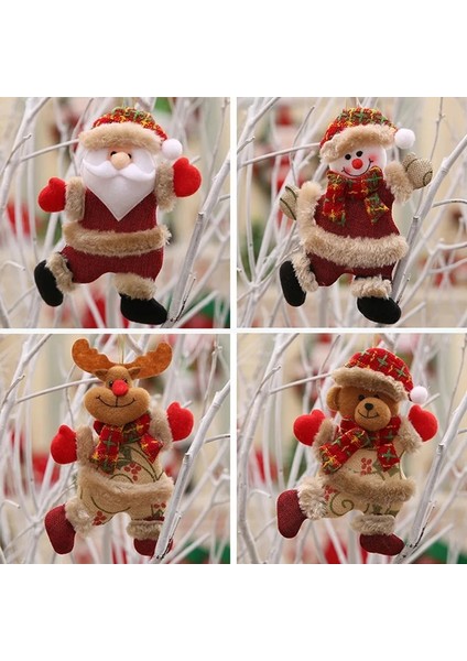 B 2023 Mutlu Yeni Yıl Noel Süsler Dıy Noel Hediyesi Noel Baba Kardan Adam Ağacı Kolye Bebek Ev Için Süslemeleri Asın Noel Natal (Yurt Dışından)