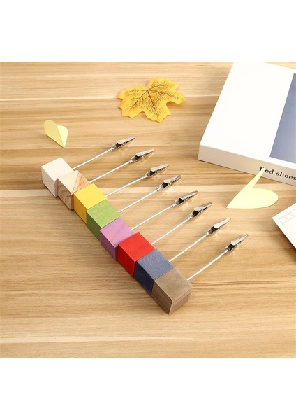 Mavi Yer Kart Sahipleri Masa Numarası Sahipleri Ahşap Taban Fotoğraf Klipleri Yer Kartı Tutucu Masaüstü Not Klipleri Standlar Düğün Masası Numarası (Yurt Dışından) modelleri