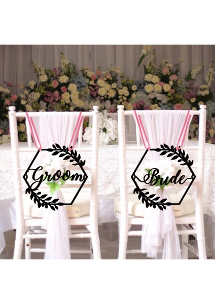 White-01 Gelin ve Damat Sandalye Düğün Töreni Için Burcu Sandalye Dekorasyon Fotoğraf Sahne Bay ve Bayan Sandalye Parti Dekoru (Yurt Dışından) indirimleri