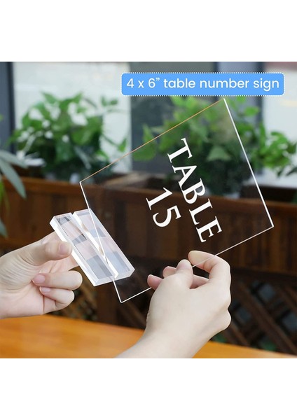 3mm 20 Adet Şeffaf Akrilik Standı 2/3mm Yuvası Düğün Burcu Tutucu Tabanı Düğün Için, Masa Numarası, Kartvizit, Yapışkan Notlar, Toplantı, Menü, Parti (Yurt Dışından)