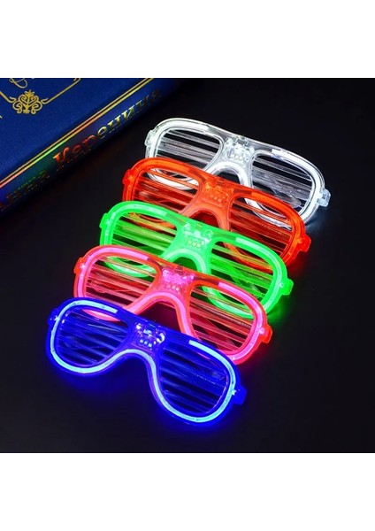 Stil-5 1 Pc LED Gözlük Neon Parti Yanıp Sönen Gözlük Aydınlık Işık Gözlük Bar Parti Konser Sahne Floresan Glow Fotoğraf Sahne Malzemeleri (Yurt Dışından) fiyatları