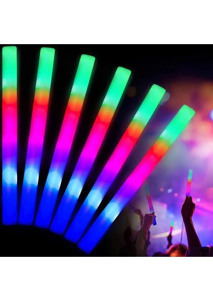 Sabit Beyaz 30 Adet LED Işıklı Çubuklar Parti Rave Köpük Parlak Çubuk Kolye Floresan Koyu Işık Bar Düğün Doğum Günü Festivali Konser Malzemeleri Için (Yurt Dışından) fırsatları
