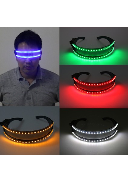 Yeşil LED Gözlük Moda Parlayan Gözlük Gözlük LED Rave Parti Lazer Gözlük Paskalya Noel Cadılar Bayramı Doğum Günü Gece Bar Dans Dekor Için (Yurt Dışından) fiyatları