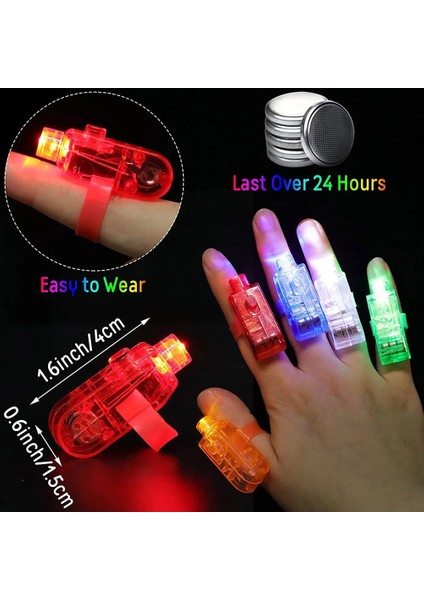 Kırmızı Renkli Işıklar 10 Adet 10/20/50/100 Adet LED Parmak Yüzük Işıkları Neon Karanlıkta Parlayan Parti Malzemeleri Şekeri Parlayan Oyuncaklar Düğün Noel Yeni Yıl (Yurt Dışından) indirimleri
