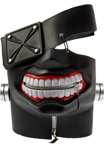 Pu Anime Tokyo Ghoul Kaneki Ken Cosplay Kostümleri Maske Korkunç Cadılar Bayramı Partisi Masquerade Maskeleri Karnaval Festivali Dekorları Sahne Sahne (Yurt Dışından) fiyatları