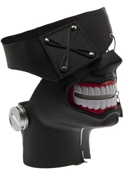Pu Anime Tokyo Ghoul Kaneki Ken Cosplay Kostümleri Maske Korkunç Cadılar Bayramı Partisi Masquerade Maskeleri Karnaval Festivali Dekorları Sahne Sahne (Yurt Dışından) modelleri