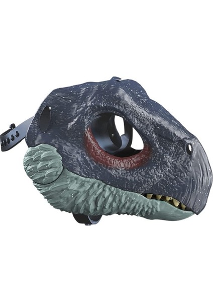 Mavi Ejderha Dinozor Maskesi Lateks Korku Başlık Cadılar Bayramı Partisi Cosplay Kostüm Korkmuş Maske Hareket Edebilir Ağız Stres Giderici Oyuncaklar (Yurt Dışından)