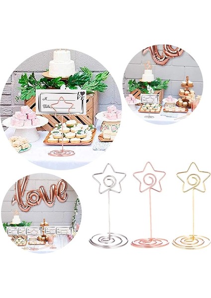 Kalp Şekli Rosegold 20 Adet 10/20 Adet Yer Kartı Sahipleri Masa Numarası Standı Resim Fotoğraf Tutucu Yıldız Şekli Menü Not Klip Düğün Iyilik Parti Için (Yurt Dışından) fiyatları