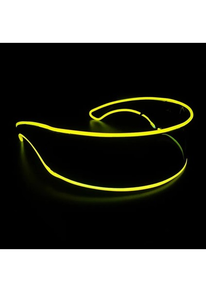 Şeffaf-Beyaz Disko LED Işıklı Gözlük LED Gözlük El Tel Neon Işık Up Vizör Gözlük Bar Parti Eyeware Cadılar Bayramı Noel Partileri Için (Yurt Dışından) modelleri