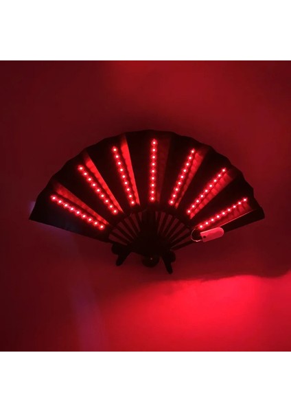 6 V Soğuk Beyaz LED Fan Yanıp Sönen Katlanır Dans Işıkları Fan Gece Gösterisi Aydınlık Dj Floresan Bar Club Glow Parti Malzemeleri Renk Değiştiren Fan (Yurt Dışından) fırsatları