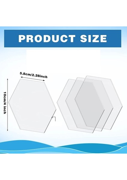 Altıgen 2mm 20 Adet 20/30/50 Adet 4 Inç Akrilik Altıgen Levha Boş Kilometre Taşı Işaretleyici, Isim Kartı, Cricut Kesme, Gravür, Boyama, Dıy Projeleri (Yurt Dışından) fiyatları