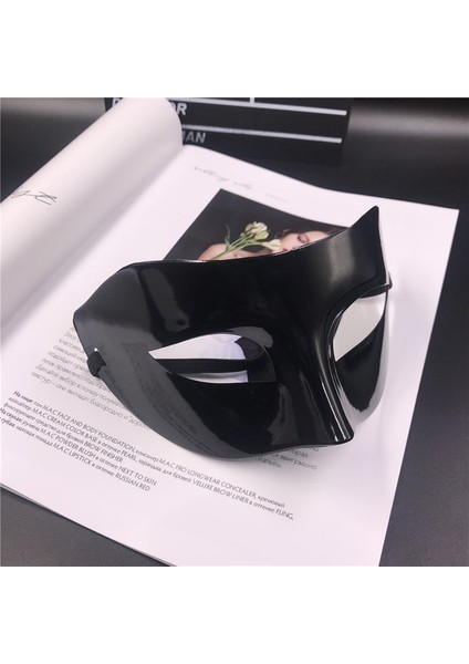 Stil 1 Cadılar Bayramı Yarım Yüz Maskesi Erkekler Serin Siyah Sahte Maske Yetişkin Beyaz Zorro Masquerade Çocuk Maskeleri Kadın Noel Maskesi Komik Maske (Yurt Dışından)