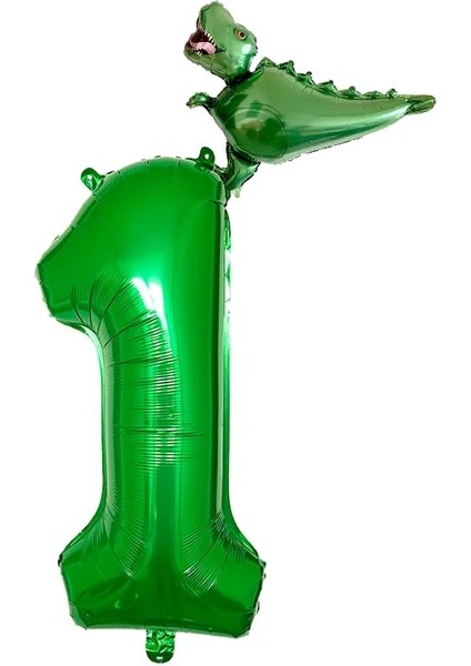 Yakut Dinozor 32 Inç Numarası Folyo Balonlar Numarası Balon Orman Parti Helyum Doğum Günü Partisi Süslemeleri Çocuklar Bebek Duş Globos Dekor (Yurt Dışından)