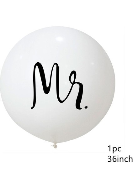 Mr 36 Inç Mr Mrs Evlenmek Düğün Büyük Lateks Balon Helyum Şişme Hava Büyük Balon Doğum Günü Partisi Dekoru Düğün Dekorasyon (Yurt Dışından) fiyatları