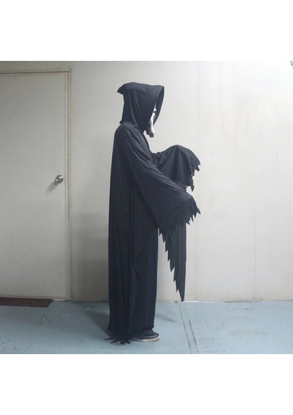 1pc-Sadece Maske Hayalet Çığlık Maskesi Parti Hayalet Yüz Maskesi Slipknot Siyah Kumaş Hood Korkunç Cosplay Korku Masquerade Dekorasyon Cadılar Bayramı Kostümleri (Yurt Dışından) modelleri