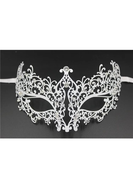 Gümüş Kadın Kız Siyah Altın Gümüş Beyaz Renk Venedik Metal Telkari Lazer Kesim Masquerade Maske Opera Gösterisi Düğün Parti Maskeleri (Yurt Dışından) fiyatları