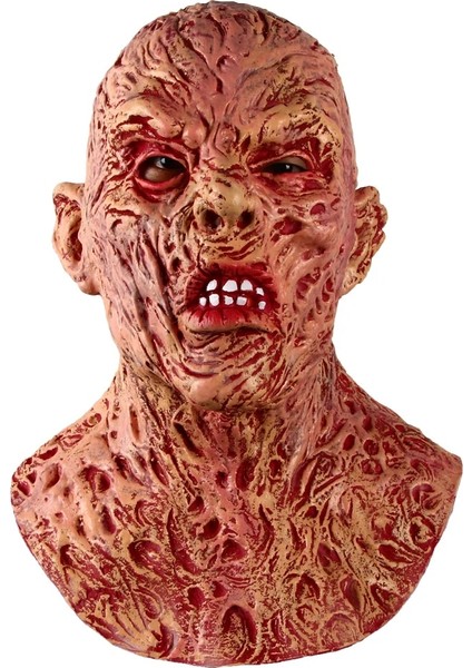X14098 Freddy Krueger Korkunç Tam Baş Maskesi Korku Zombi Kılık Cadılar Bayramı Sahne Lateks Karnaval Freddy Cosplay Kostüm (Yurt Dışından) modelleri