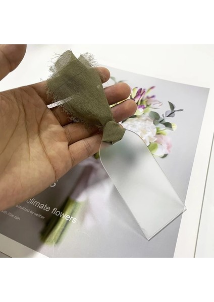 Buzlu Yeşil 20 Adet 10/20/50 Adet Buzlu Akrilik Düğün Kartı Dekor Akrilik Adı Etiketi Arch Boş Düğün Dekorasyon Oturma Kartları Dıy Yer Kartı (Yurt Dışından)