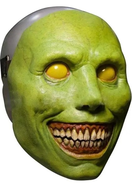 Beyaz Maske Cadılar Bayramı Iblis Gülümseme Maskesi Korku Maskesi Beyaz Yeşil Gözlü Şeytan Korkunç Yüz Cosplay Exorcist Kasap Spooky Maskesi Korku Maskesi Korkunç (Yurt Dışından) modelleri