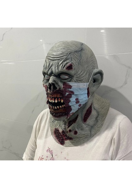 Cadılar Bayramı Zombi Şapka Cadılar Bayramı Korku Zombi Kostüm Aksesuarları Cosplay Parti Kostüm Aksesuarları Cadılar Bayramı Masquerade Için (Yurt Dışından) modelleri