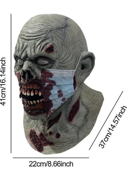 Cadılar Bayramı Zombi Şapka Cadılar Bayramı Korku Zombi Kostüm Aksesuarları Cosplay Parti Kostüm Aksesuarları Cadılar Bayramı Masquerade Için (Yurt Dışından) fırsatları