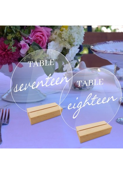 Round1 Şeffaf Akrilik Yer Kartları Düğün Boş Oturma Kartları El Yazısı Isim Plakası Dıy Masa Numaraları Kartı Düğün Doğum Günü Partisi Için (Yurt Dışından) fiyatları