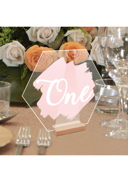 083 11-20 Adet Akrilik Koltuk Kartı Braketi ile Altıgen Dikdörtgen Yuvarlak Ahşap Taban Düğün Masa Dekorasyon Koltuk Marke (Yurt Dışından) indirimleri