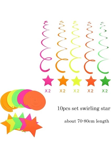 Kağıt Çelenk O Blacklight Neon Parti Malzemeleri Karanlıkta Glow Neon Flamalar Garland Floresan Balon Uv Bant Blacklight Parti Dekoru Için (Yurt Dışından) fiyatları