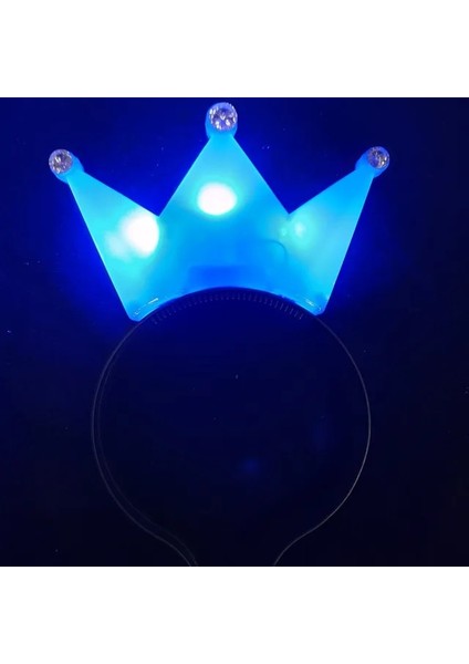 C Parlayan LED Renkli Taç Hediyeler Aydınlık Parti Dekorasyon Işık Taç Çocuk Kız Mutlu Floresan Doğum Günü Partisi Dekoru Şekeri (Yurt Dışından)