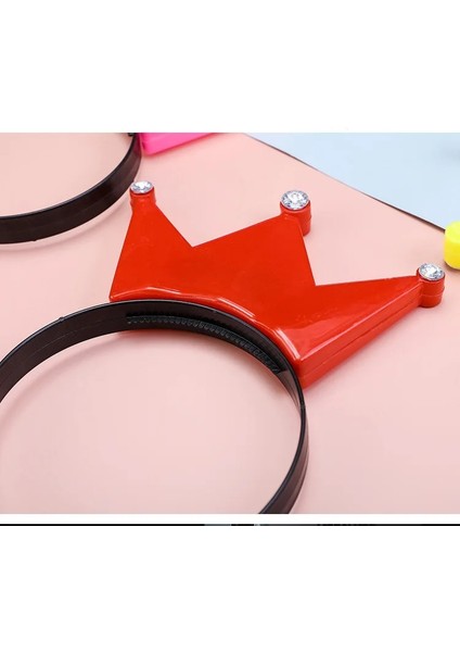 C Parlayan LED Renkli Taç Hediyeler Aydınlık Parti Dekorasyon Işık Taç Çocuk Kız Mutlu Floresan Doğum Günü Partisi Dekoru Şekeri (Yurt Dışından) indirimleri