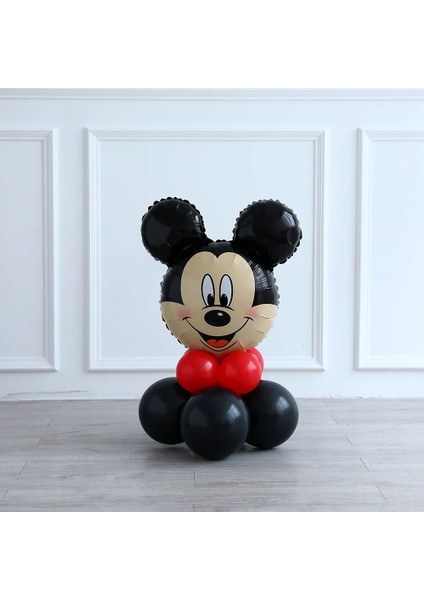 Stil 2 10 Adet Disney Minnie Mickey Mouse Şişme Alüminyum Balon Erkek ve Kız Bebek Duş Çocuklar Doğum Günü Partisi Etkinlikleri Dıy Dekor (Yurt Dışından)