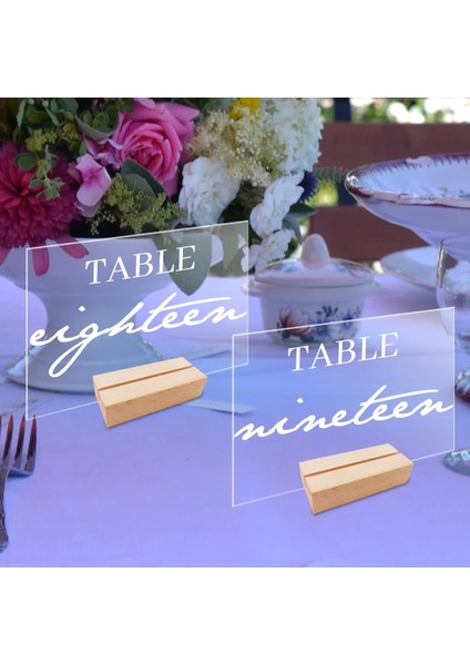Round1 Şeffaf Akrilik Yer Kartları Düğün Boş Oturma Kartları El Yazısı Isim Plakası Dıy Masa Numaraları Kartı Düğün Doğum Günü Partisi Için (Yurt Dışından) modelleri