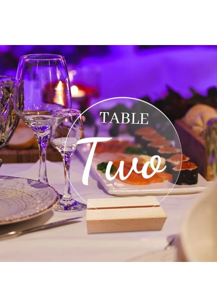 Round1 Şeffaf Akrilik Yer Kartları Düğün Boş Oturma Kartları El Yazısı Isim Plakası Dıy Masa Numaraları Kartı Düğün Doğum Günü Partisi Için (Yurt Dışından) fırsatları