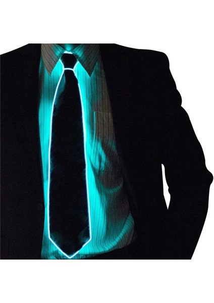 Kırmızı Yeni Harika El Tel Kravat Yanıp Sönen Cosplay LED Kravat Kostüm Anonim Kravat Parlayan Dj Bar Dans Karnaval Parti Maskeleri Serin Sahne (Yurt Dışından) fırsatları