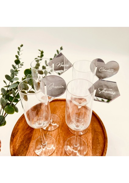 Altın 1.6mm 25 Adet 4 Şekil Akrilik Şarap Cam Takılar Içecek Etiketi Boş Kokteyl Etiketleri Düğün Için Düğün Yeri Isimleri, Düğün Etiketi Içecek Işaretleyiciler Altın (Yurt Dışından) fırsatları