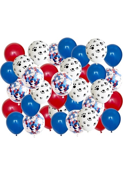 Gök Mavisi 40 Adet Mix 12 ''evcil Hayvanlar Köpek Paw Lateks Balonlar Hayvan Tema Parti Dekor Çocuklar Klasik Oyuncaklar Globos Helyum Hava Şişme Toplar Tedarik (Yurt Dışından)