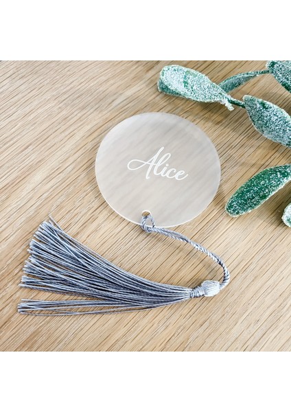 Boş Temizle 30 Adet Püskül ile Boş Buzlu Yuvarlak Düğün Adı Yer Kartı Püskül Adı Burcu, Hediye Etiketi, Bagaj Etiketi, Parti Ziyafet Eskort Kartı, Bagaj Etiketi (Yurt Dışından)