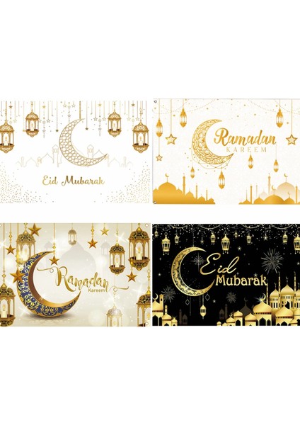 Stil 3 Eid Arka Plan Eid Mubarak Ramazan Kareem Zemin Islam Müslüman Parti Malzemeleri Ramazan Dekorasyon Ev Eid Al-Fitr Hediyeler (Yurt Dışından) fırsatları