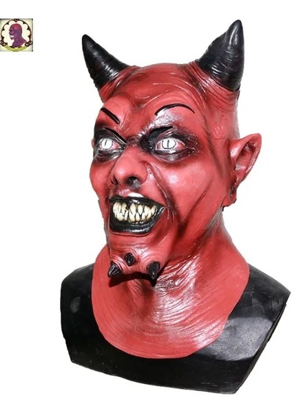15 Noel Krampus Maskesi, Gerçekçi Noel Noel Baba Maskesi Lateks Noel Kostüm Maskesi Kostüm Partisi (Yurt Dışından)