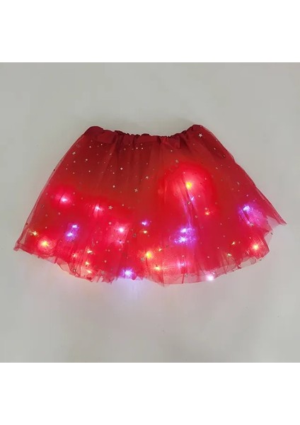 B09 Kadın Kızlar Tutu Etekler Neon LED Işık Glow Prenses Bale Sahne Dans Kısa Elbise Çocuklar Için Peri Mini Etek Doğum Günü Hediyeleri (Yurt Dışından)