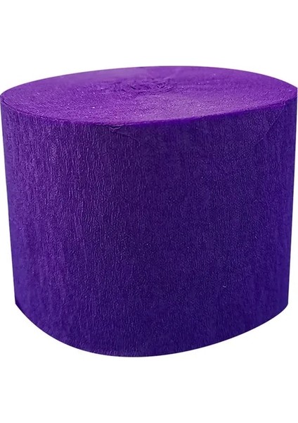 16-Koyu Mor 45 cm x 25 M Krep Kağıt Püsküller Perde Doğum Günü Düğün Bekarlığa Veda Partisi Dekorasyon Yetişkin Yıldönümü Fotoğraf Arka Plan Dekor (Yurt Dışından)