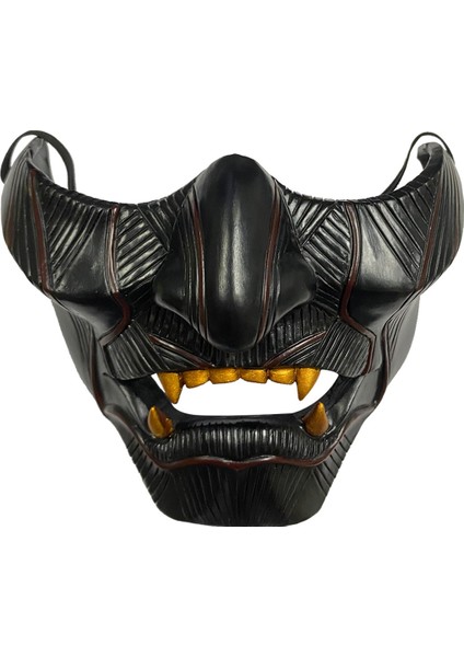 Bir Hayalet Tsushima Maskesi Jin Sakai Cosplay Yarım Yüz Samuray Savaşçı Yüz Prop Resinfree Navlun (Yurt Dışından) fiyatları