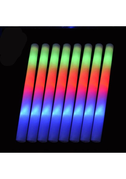 30 Adet Çok Renkli 30/50 Adet LED Köpük Bar Karanlıkta Glow Light-Up Köpük Çubukları LED Yumuşak Coplar Rave Glow Wands Yanıp Sönen Tüp Konseri Için Parti (Yurt Dışından) fırsatları