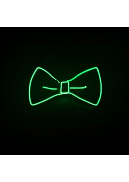 Yeşil Papyon Glow Katlanır LED Fan Dans Işıkları Fan Gece Gösterisi Floresan Bar Gece Kulübü Parti Hediyeler Karanlıkta Glow Cadılar Bayramı Dekorasyon (Yurt Dışından)