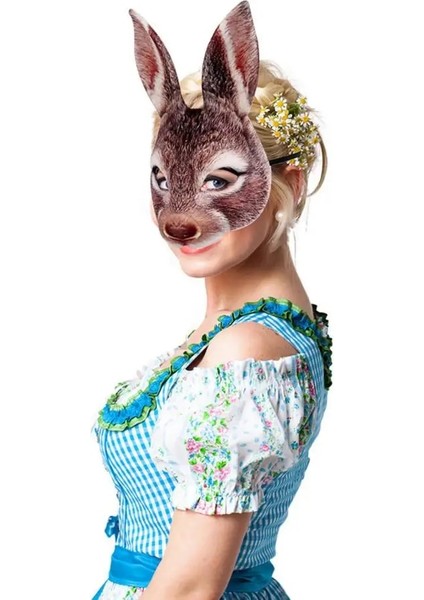 Siyah Maske Karikatür Gömme Yüz Süs Dekoratif Giydirme Eva Hafif Paskalya Masquerade Tavşan Parti Malzemeleri Odası Dekor (Yurt Dışından) fırsatları
