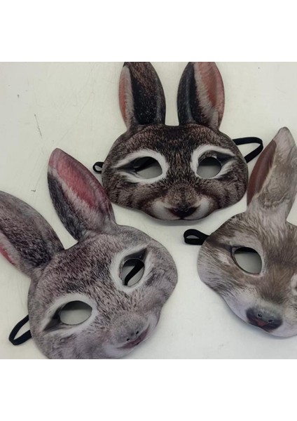 Siyah Maske Karikatür Gömme Yüz Süs Dekoratif Giydirme Eva Hafif Paskalya Masquerade Tavşan Parti Malzemeleri Odası Dekor (Yurt Dışından) indirimleri