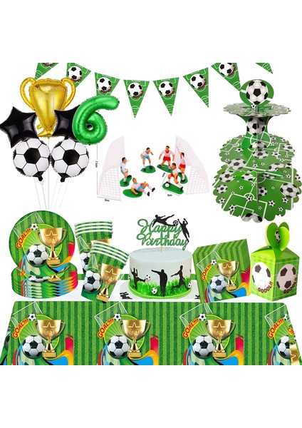 1 Adet Masa Örtüsü Futbol Futbol Tema Doğum Günü Partisi Dekorasyon Çocuk Çocuk Sofra Fincan Plaka Peçete Masa Örtüsü Balon Kek Topper Parti Kaynağı (Yurt Dışından) fiyatları
